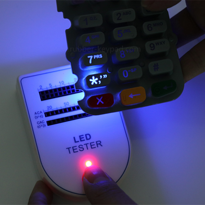 Laser Mark Hintergrundbeleuchtung Gummi Silikon Tastatur